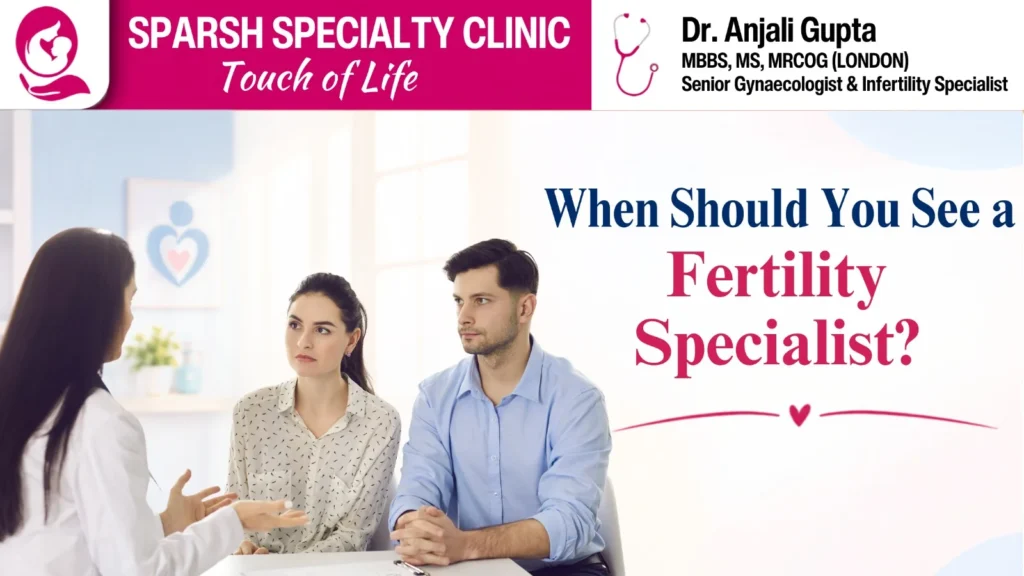 When Should You See a Fertility Specialist : Dr. Anjali Gupta